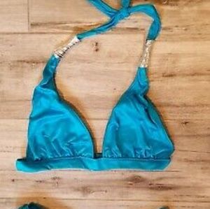Bodyzone Turquoise 3pc Clubwear Ravewear Lingerie